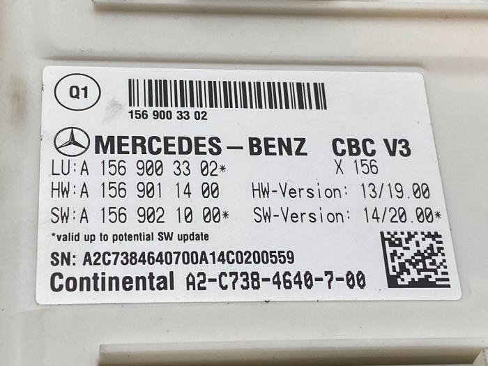 Module confort Mercedes CLA