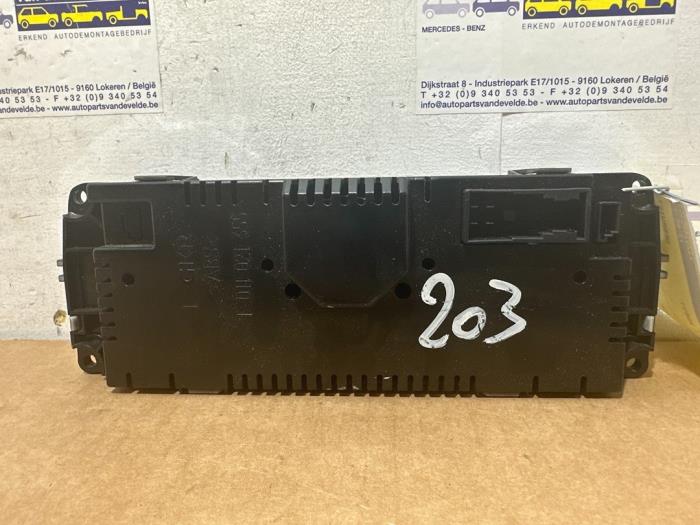 Panneau de commandes chauffage Mercedes C-Klasse