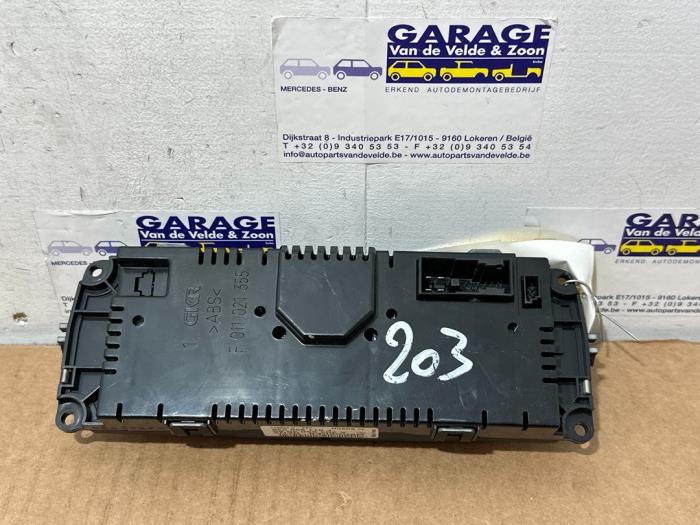 Panneau de commandes chauffage Mercedes C-Klasse