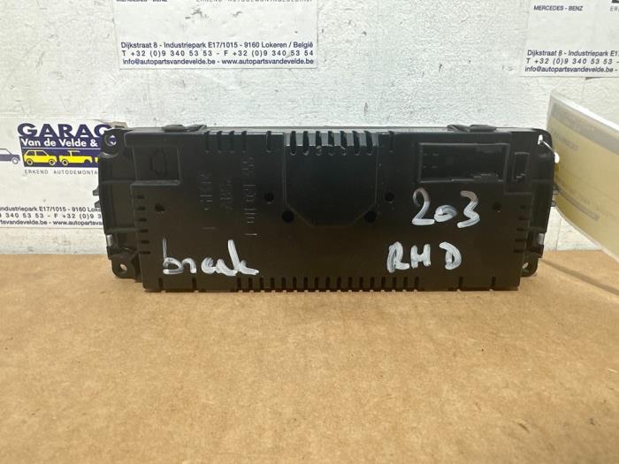 Heizung Bedienpaneel Mercedes C-Klasse