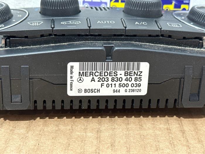 Heizung Bedienpaneel Mercedes C-Klasse