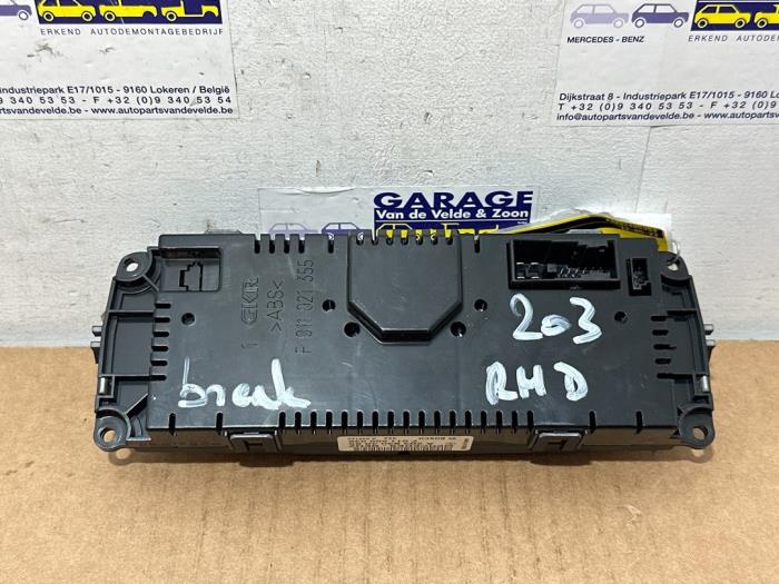 Heizung Bedienpaneel Mercedes C-Klasse