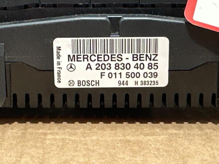 Heizung Bedienpaneel Mercedes C-Klasse