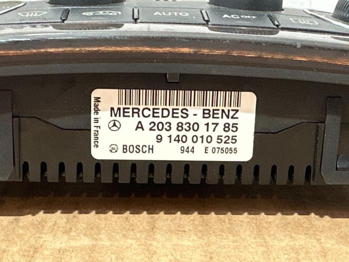 Panneau de commandes chauffage Mercedes C-Klasse
