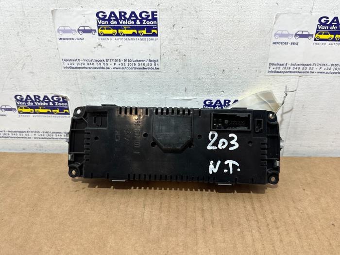 Panneau de commandes chauffage Mercedes C-Klasse
