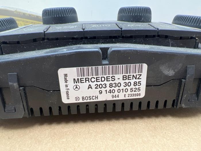 Heater control panel Mercedes C-Klasse