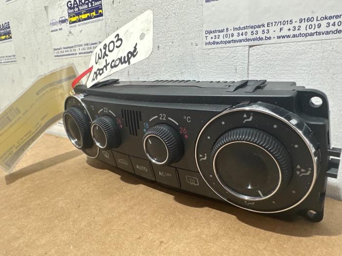 Panneau de commandes chauffage Mercedes C-Klasse