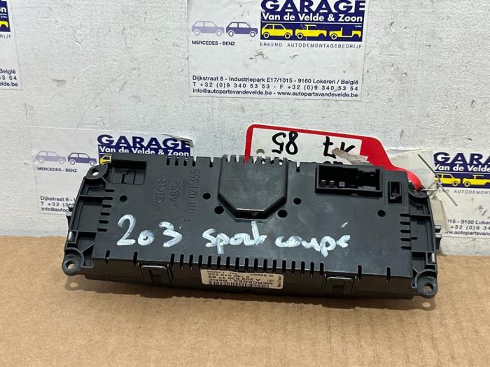 Panneau de commandes chauffage Mercedes C-Klasse