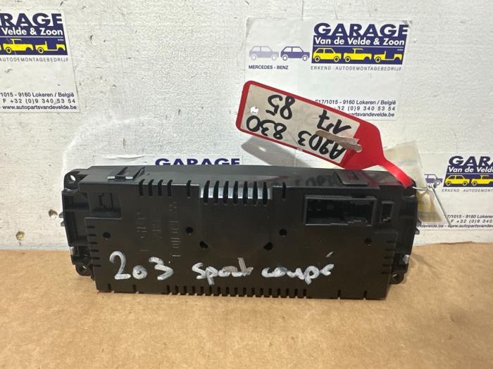 Panneau de commandes chauffage Mercedes C-Klasse