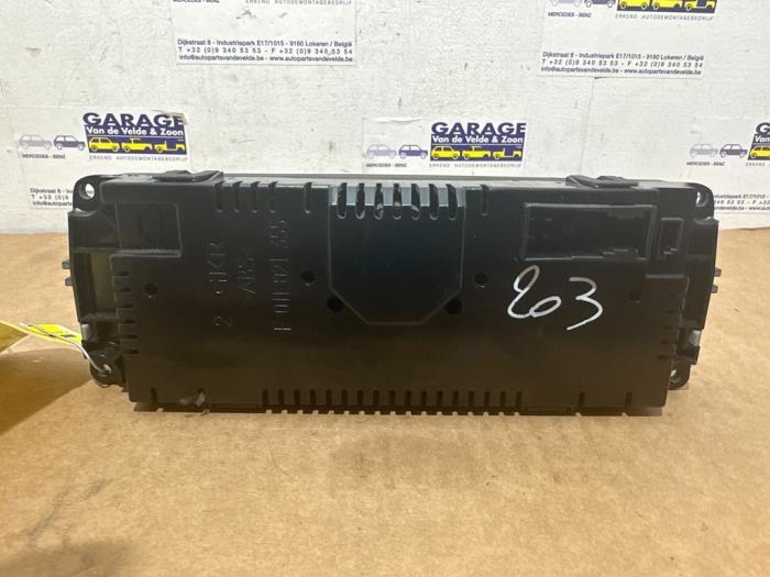 Panneau de commandes chauffage Mercedes C-Klasse