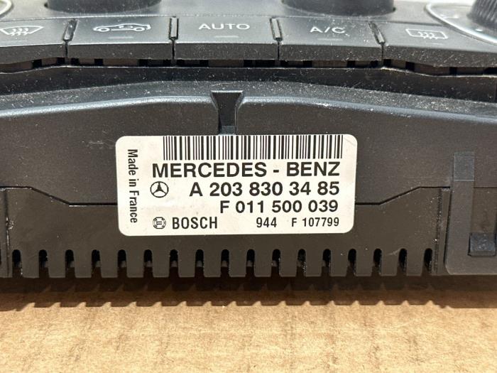 Panneau de commandes chauffage Mercedes C-Klasse