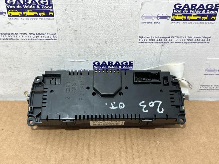 Panneau de commandes chauffage Mercedes C-Klasse