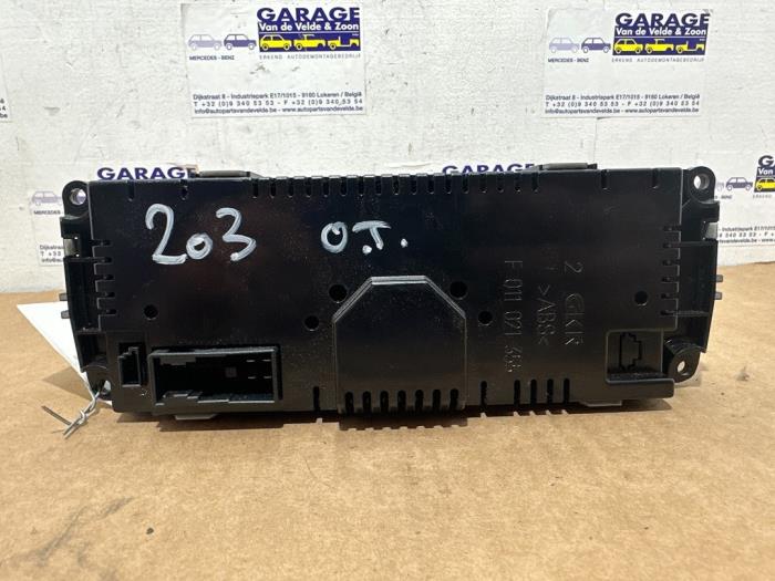 Panneau de commandes chauffage Mercedes C-Klasse