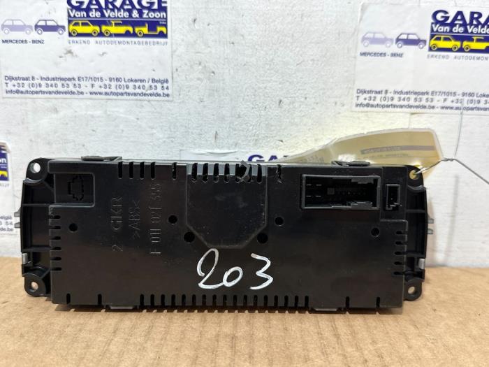 Panneau de commandes chauffage Mercedes C-Klasse