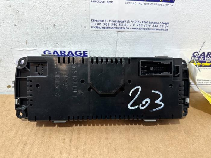 Heater control panel Mercedes C-Klasse