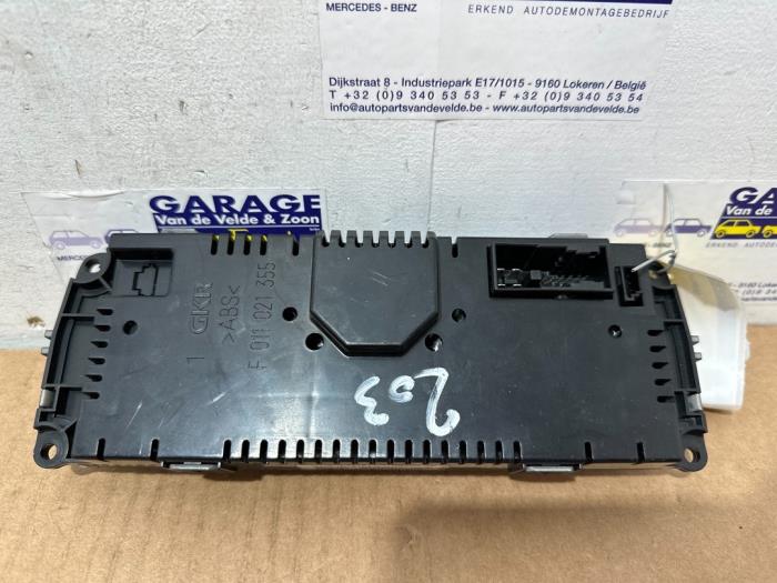 Panneau de commandes chauffage Mercedes C-Klasse