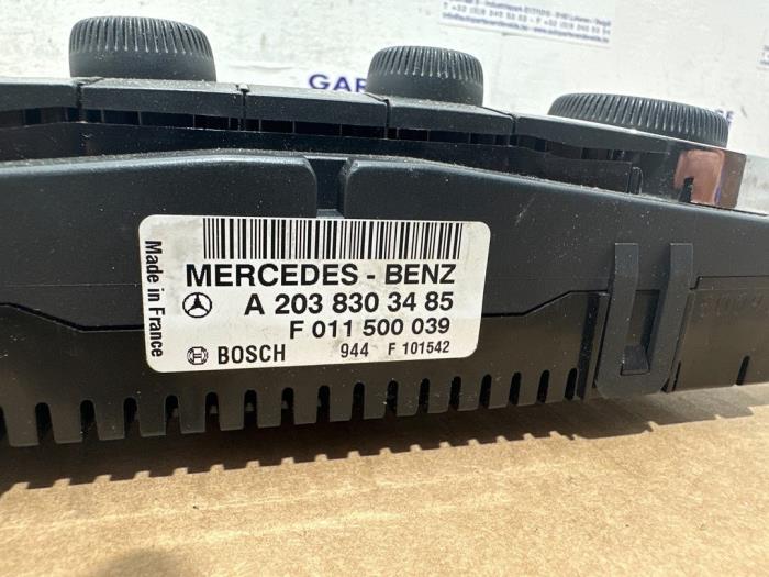 Panneau de commandes chauffage Mercedes C-Klasse