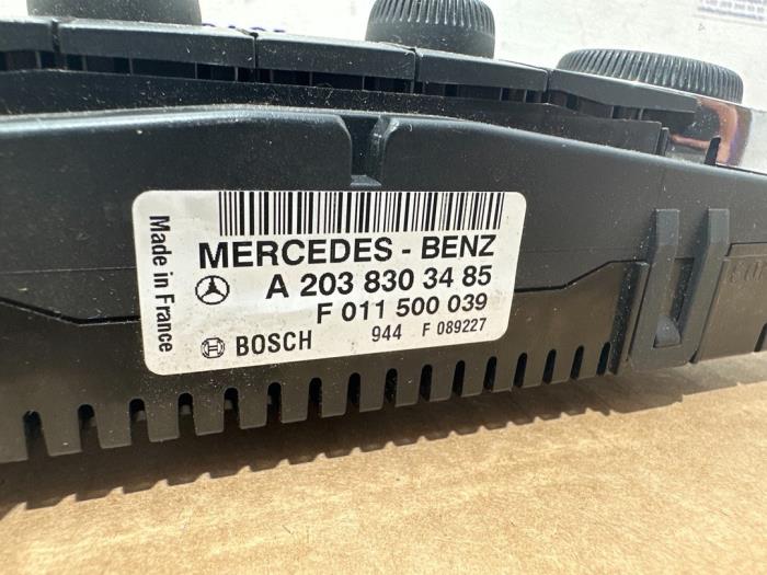 Panneau de commandes chauffage Mercedes C-Klasse