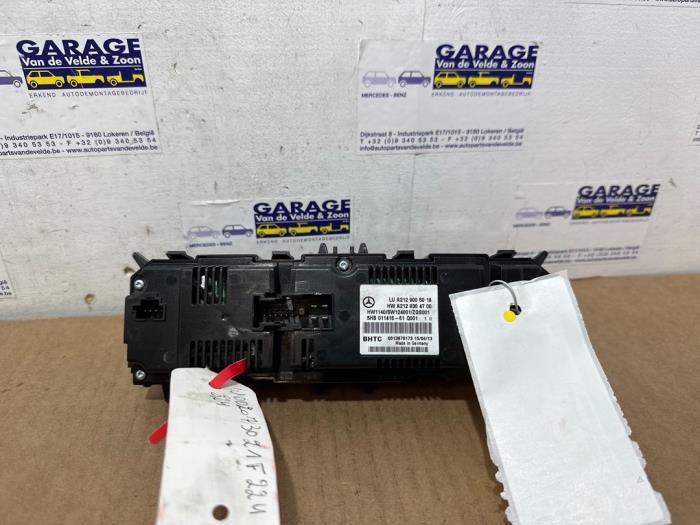Panneau de commandes chauffage Mercedes E-Klasse