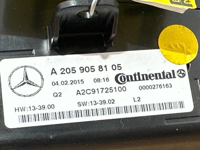 Panneau de commandes chauffage Mercedes C-Klasse