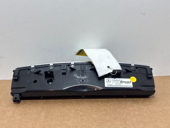 Heater control panel Mercedes C-Klasse