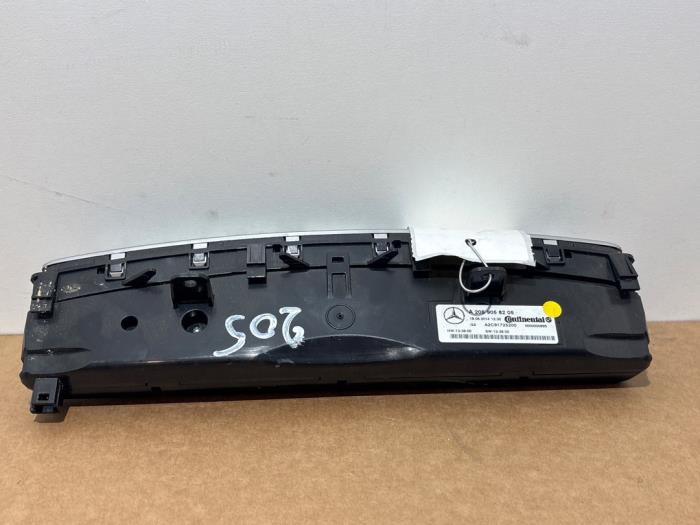 Panneau de commandes chauffage Mercedes C-Klasse