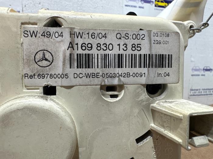 Panneau de commandes chauffage Mercedes A-Klasse