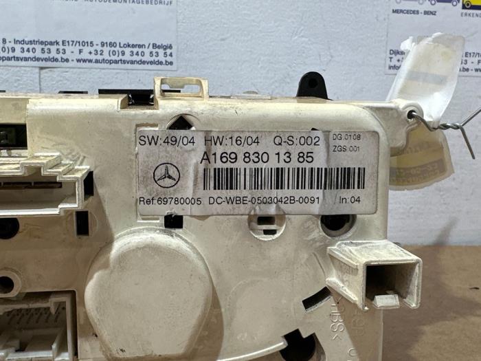 Panneau de commandes chauffage Mercedes A-Klasse