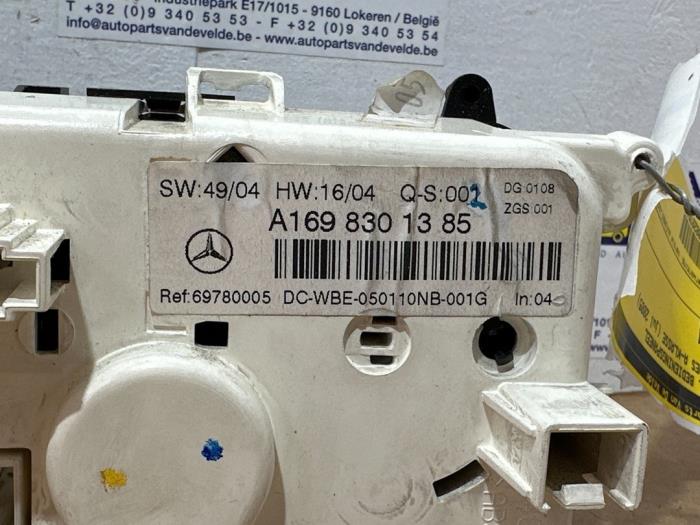 Panneau de commandes chauffage Mercedes A-Klasse