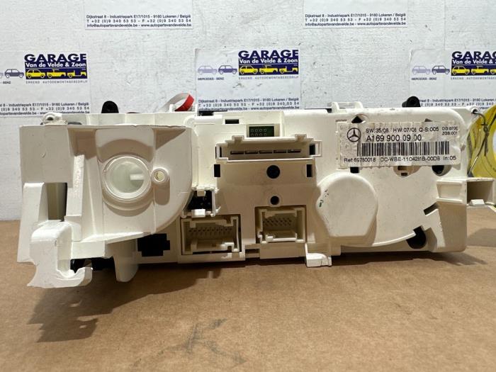 Panneau de commandes chauffage Mercedes A-Klasse