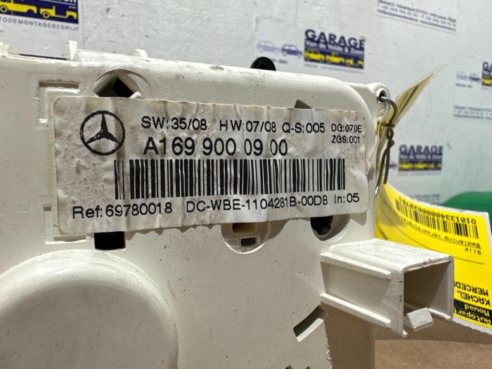 Panneau de commandes chauffage Mercedes A-Klasse
