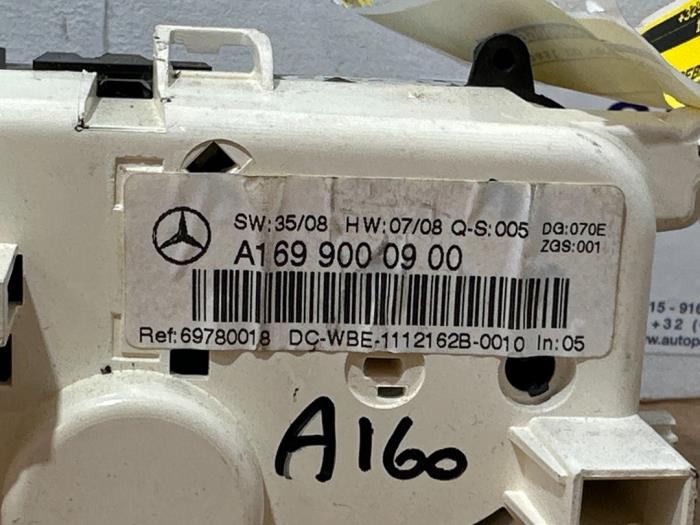 Panneau de commandes chauffage Mercedes A-Klasse