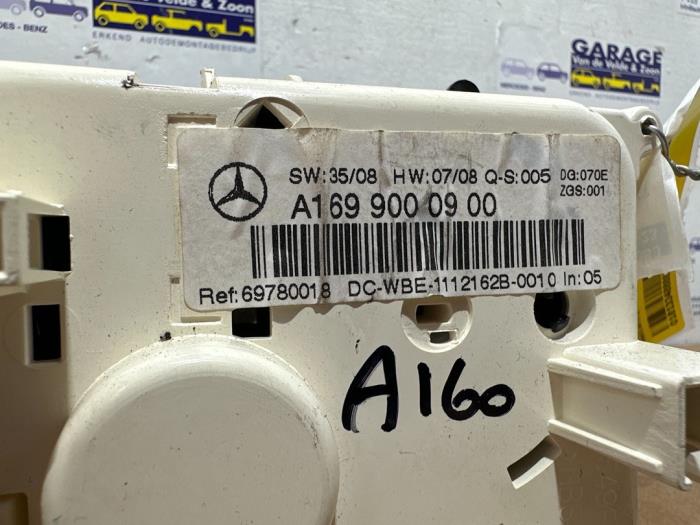 Panneau de commandes chauffage Mercedes A-Klasse