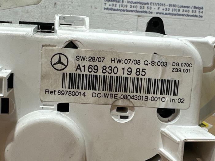 Panneau de commandes chauffage Mercedes A-Klasse