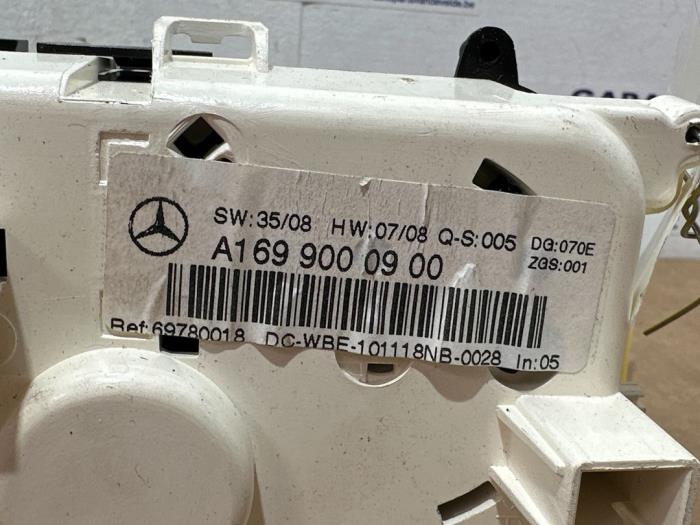 Panneau de commandes chauffage Mercedes A-Klasse