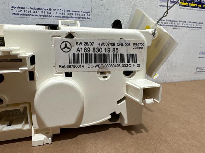 Panneau de commandes chauffage Mercedes A-Klasse