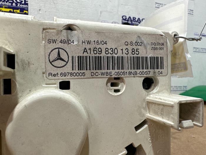 Panneau de commandes chauffage Mercedes A-Klasse