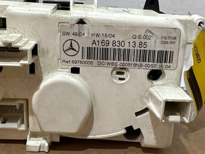 Panneau de commandes chauffage Mercedes A-Klasse