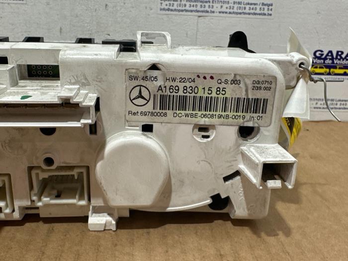 Panneau de commandes chauffage Mercedes A-Klasse