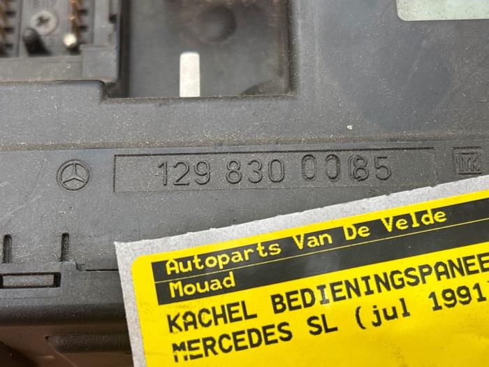 Panneau de commandes chauffage Mercedes SL