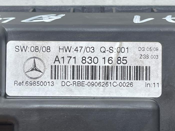 Panneau de commandes chauffage Mercedes SLK
