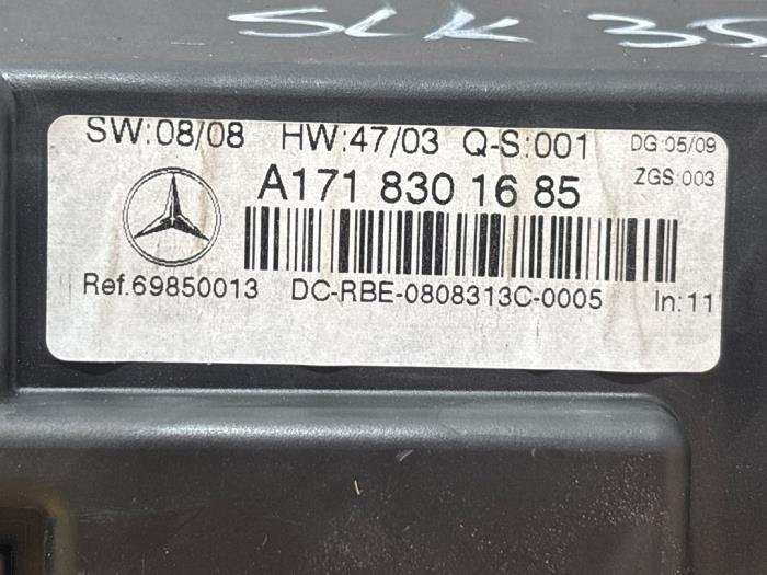 Panneau de commandes chauffage Mercedes SLK
