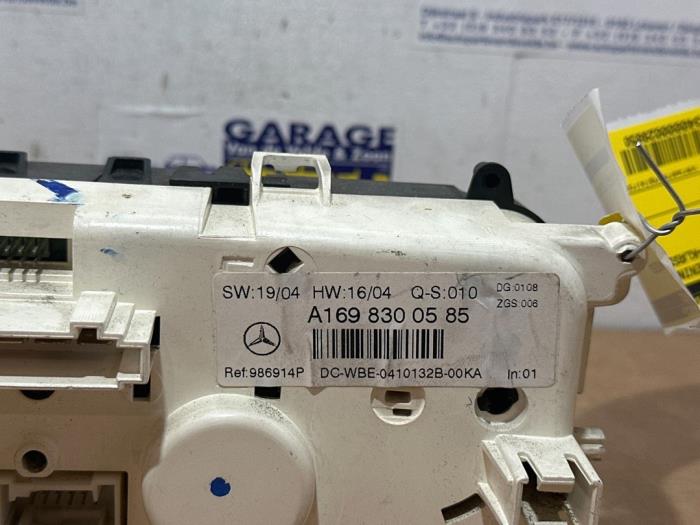 Panneau de commandes chauffage Mercedes A-Klasse