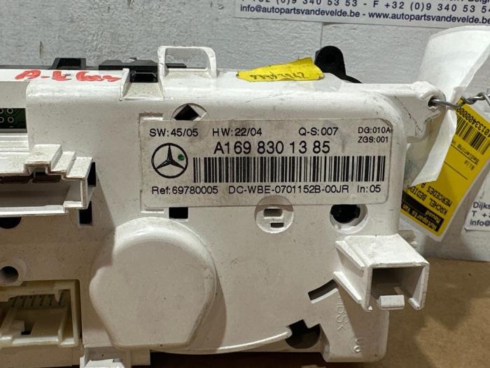 Panneau de commandes chauffage Mercedes A-Klasse