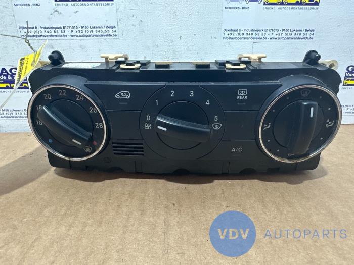 Heater control panel Mercedes A-Klasse