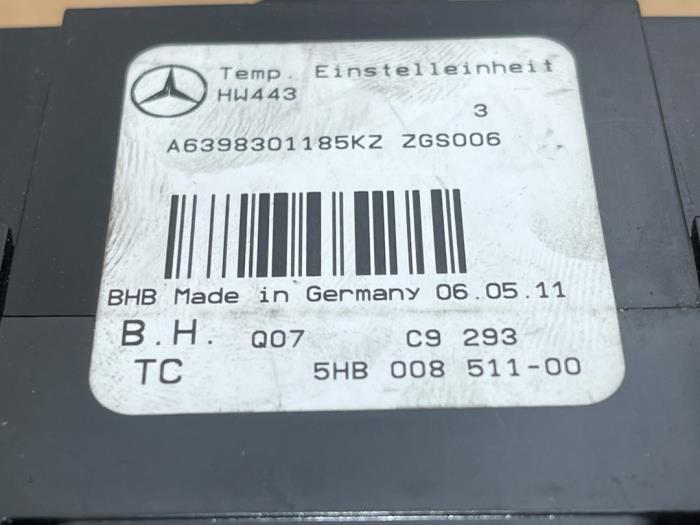 Panel sterowania nagrzewnicy Mercedes Vito