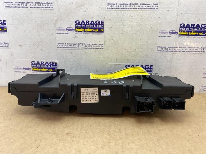 Panneau de commandes chauffage Mercedes S-Klasse
