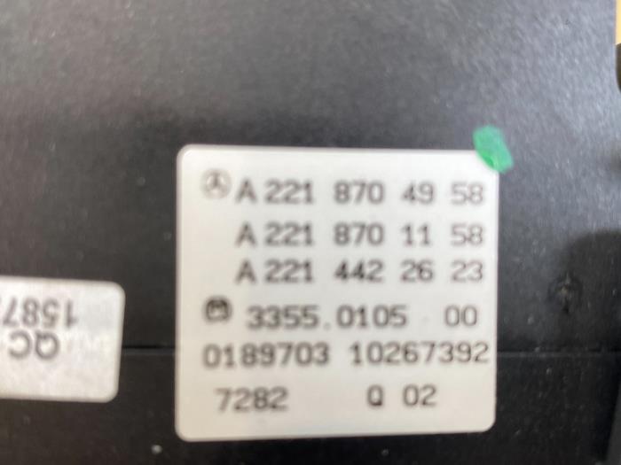 Panneau de commandes chauffage Mercedes S-Klasse