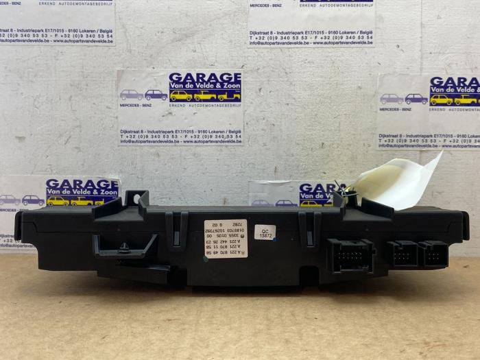 Panneau de commandes chauffage Mercedes S-Klasse