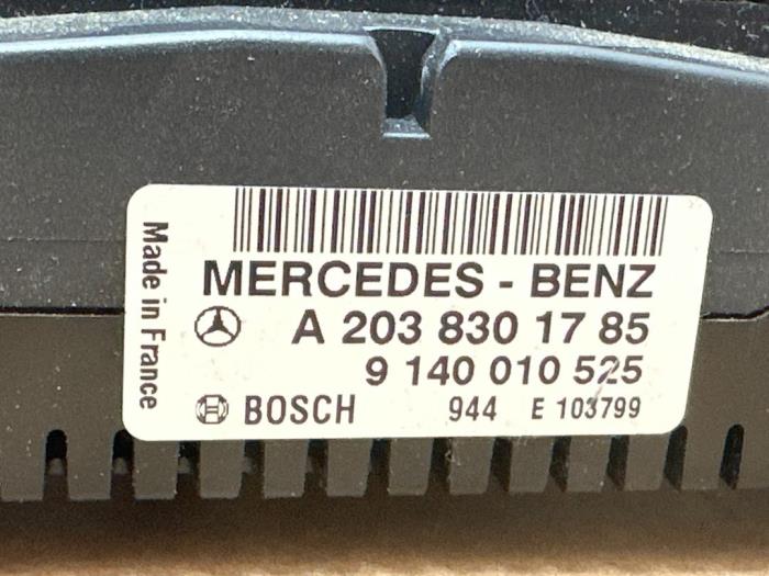 Panneau de commandes chauffage Mercedes C-Klasse